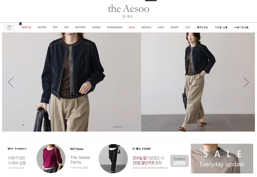 더애수 쇼핑몰 바로가기 (https://www.aesoo.co.kr/)